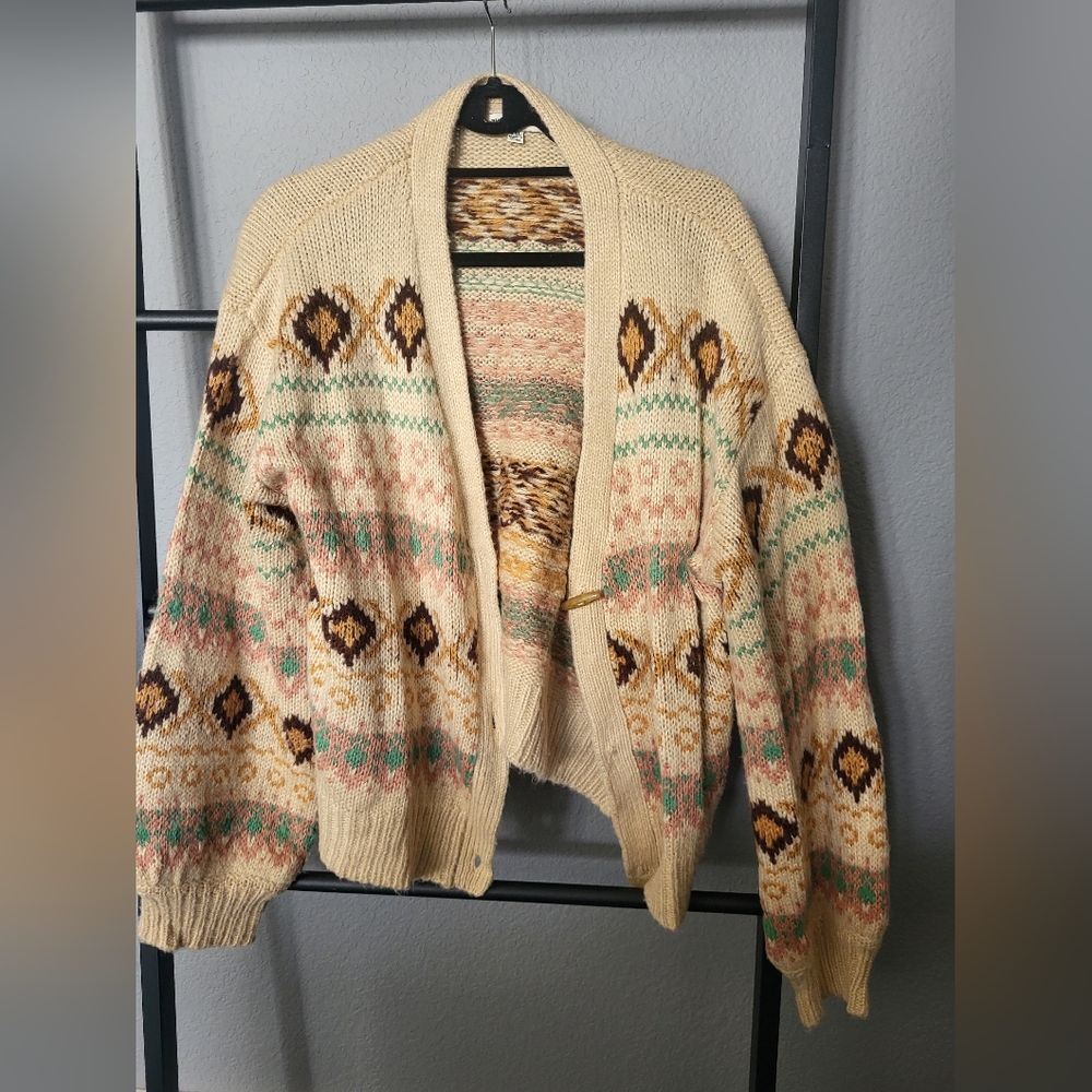 Knit cardigan, Charmed Hearts, size XXL